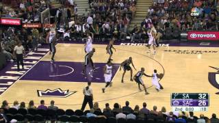 Watch NBA: Rudy Gay Tallies 26 to Beat Spurs Video