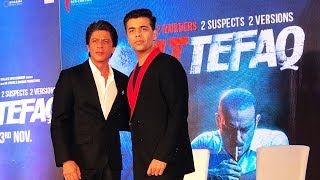 Watch Shahrukh Khan And Karan Johar At Ittefaq Press Conference Video