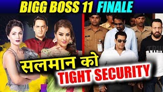 Watch Salman Khanâ€™s SECURITY BEEFED UP For Bigg Boss 11 FINALE - Here's Why Video