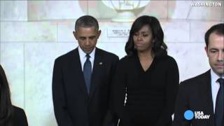Watch President Obama pays respects to Justice Scalia News Video Video