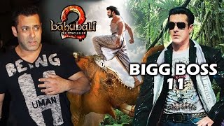 Watch Salman Khan WORRIED About Prabhas' Baahubali 2, Salman's Bigg Boss 11 Theme Revealed Video