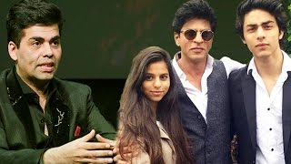 Watch Karan Johar DIVIDES His Property Between Shahrukh's Kids Aryan & Suhana? Video