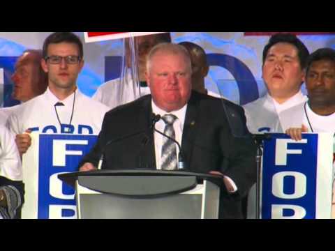 Watch Mayor Rob Ford Launches Re-election Campaign News Video Video