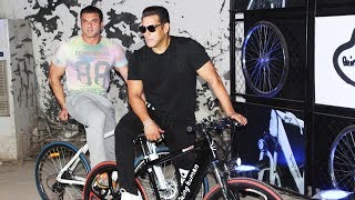 Watch Salman Khan's GRAND ENTRY At Being Human E-Cycle Launch Video