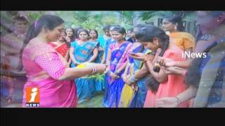 Watch College Students Celebrates Ugadi Festival | iNews Video
