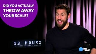 Watch John Krasinski's buffness gets him 'no respect' Video