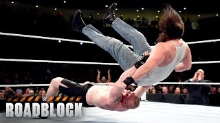 Watch WWE Network: Brock Lesnar vs. Bray Wyatt & Luke Harper - 2-on-1 Handicap Match: WWE Roadblock 2016 Video