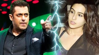 Watch Salman Khan Angry On Sara Ali Khan? Video
