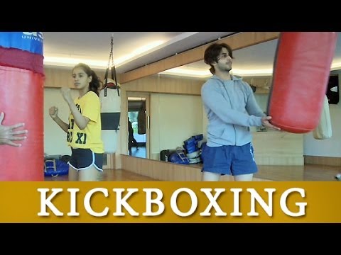 Watch Combination On Bag Thrust Kick Self Defence Training Video Tutorial Video