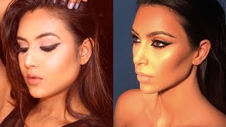 Watch Kim Kardashian inspired makeup look | makeup and fashion diaries Video
