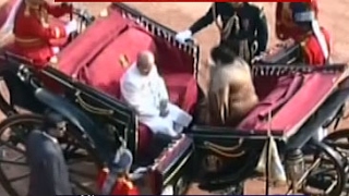 Watch Budget session- President takes a buggy ride to Parliament Video