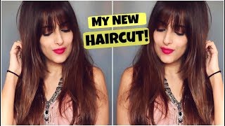 Watch Haircut tips for Long hair- All About My New Haircut With Fringes & Long Layers Step by Step Video