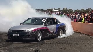 Watch ABUSED BURNOUTS AT UBC 8 BALLARAT Video