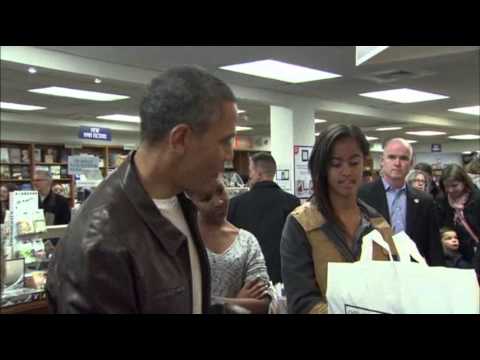 Watch Raw: Obama Shops at Independent Bookstore News Video Video