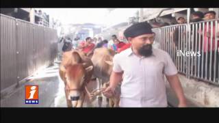 Watch Huge Rush at Vemulawada Raja Rajeshwara temple | Karthika Last Sunday | iNews Video