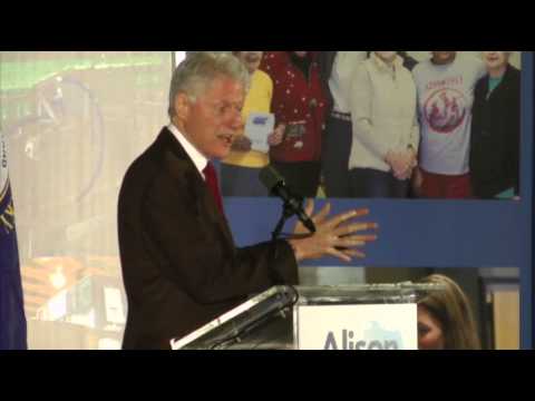 Watch Clinton Backs Grimes in Kentucky Senate Race News Video Video