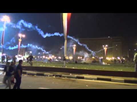 Watch Raw: Egyptian Clash at Tahrir Square News Video Video