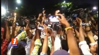 Watch YCP Leader Protest With Candle Rally In Vizag Over Police Stops YS Jagan | iNews Video