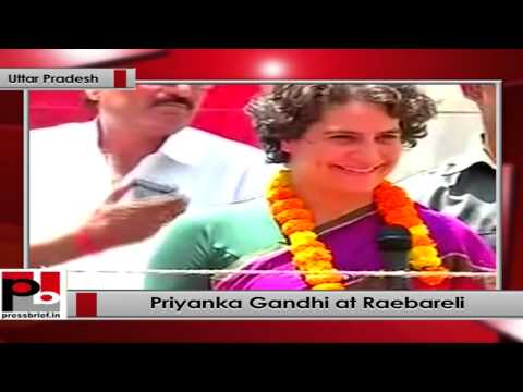 Watch Priyanka Gandhi in Raebareli continues her attack on BJP, Modi Video