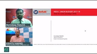 Watch Is a massive tax overhaul in the offing in this Budget? Suvodeep Rakshit of Kotak Video