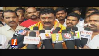 Watch TS Minister Talasani Srinivas Yadav Visits Yadadri Laxmi Narasimha Swamy Temple | iNews Video