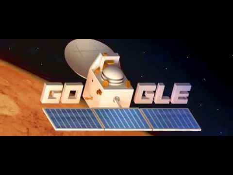 Watch 1 Month Anniversary of Mangalyaan Entering Mars' Orbit - Google Doodle Video