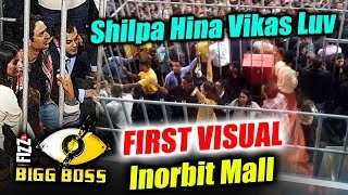 Watch Shilpa, Hina, Vikas, Luv In CAGE | FIRST Picture | BB Mall Task From Inorbit Mall | Bigg Boss 11 Video