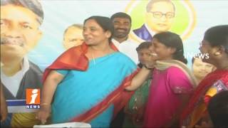 Watch Minister Paritala Sunitha Pays Tribute To Dr BR Ambedkar | Anantapur | iNews Video