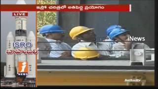 Watch ISRO Redy To launches Indians Heavy Rocket GSLV Mk-III-D1 In Sriharkota | Nellore | iNews Video