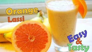 Watch Orange lassi recipe / summer drink easy recipe Video