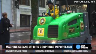Watch City unleashes 'Poopmaster 6000' to clean sidewalks Video