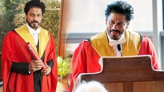 Watch Shahrukh Khan To RECEIVE DOCTORATE From President Pranab Mukherjee Video