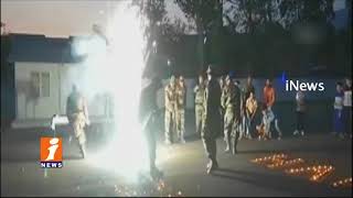 Watch Indian Army Jawans Celebrate Diwali Festival In Jammu | iNews Video