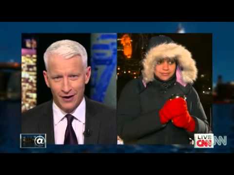 Watch Stephanie Elam makes snow News Video Video
