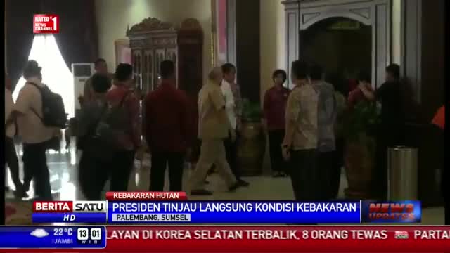 Watch Jokowi Rapat Tertutup Bahas Kebakaran Lahan Video