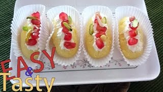 Watch bengali mithi easy recipe / rasgulla with cream Video