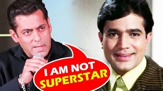 Watch KHANS Stardom Is Nothing In Front Of Rajesh Khanna - Salman Khan Video