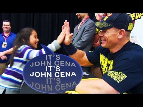 Watch World's cutest John Cena fan suffers the world's cutest freak out -WWE Wrestling Video Video