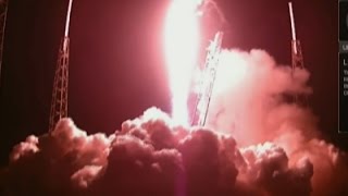 Watch SpaceX Rocket Successfully Launches on Fifth Try News Video Video