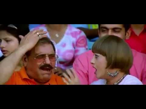 Watch Mike hits Amrish Puri - Mujhse Shaadi Karogi - Bollywood Movie Comedy Scene Video