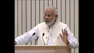Watch PM Modi at the launch of Setu Bharatam Project in Vigyan Bhavan, New Delhi Video