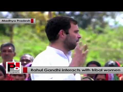 Watch Rahul Gandhi to tribal women - We will implement Right to treatment Video