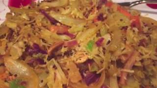 Watch Curried Coleslaw Recipe 5 mins Side dish | Quick Healthy Sabji Idea Video
