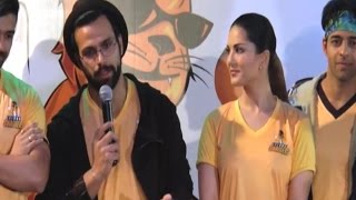 Watch Gorgeous Sunny Leone Launches Chennai Swaggers Squad Video
