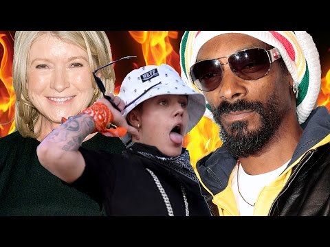 Watch Justin Bieber's Roasters Include Snoop Dogg & Martha Stewart | Hollyscoop News Video