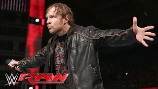 Watch Dean Ambrose ponders his potential WWE World Heavyweight Championship reign: Raw, March 7, 2016 Video