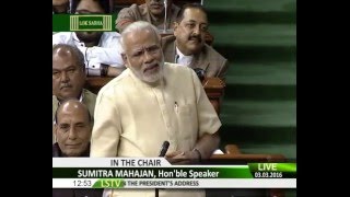 Watch PM Modi's reply to Motion of thanks to President's Address in Lok Sabha Video