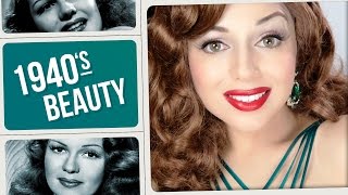 Watch 1940s Rita Hayworth Beauty Tutorial - Throwback Beauty w/ Charisma Star Video