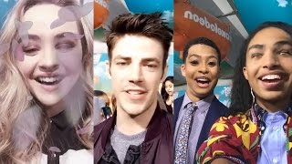 Watch Stars Have Fun With Snapchat On 2016 The Kids' Choice Awards Carpet Video