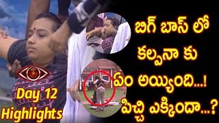 Watch à°¬à°¿à°—à± à°¬à°¾à°¸à± à°²à±‹ à°•à°²à±à°ªà°¨à°¾ à°•à± à°à°‚ à°…à°¯à±à°¯à°¿à°‚à°¦à°¿...! à°ªà°¿à°šà±à°šà°¿ à°Žà°•à±à°•à°¿à°‚à°¦à°¾ ...?  - Big Boss Telugu Day 12 Highlights Video